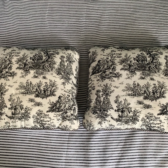 Vintage Toile set of 2 pillows - Picture 2 of 5